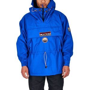 Ladakh Blue Polyester Men's Men's Jacket